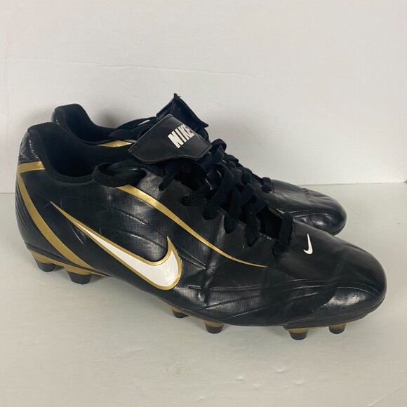 Nike Rio III SG Soccer Cleats Mens Size 12 Black Gold 316628-017 boots Shoes - Picture 4 of 14